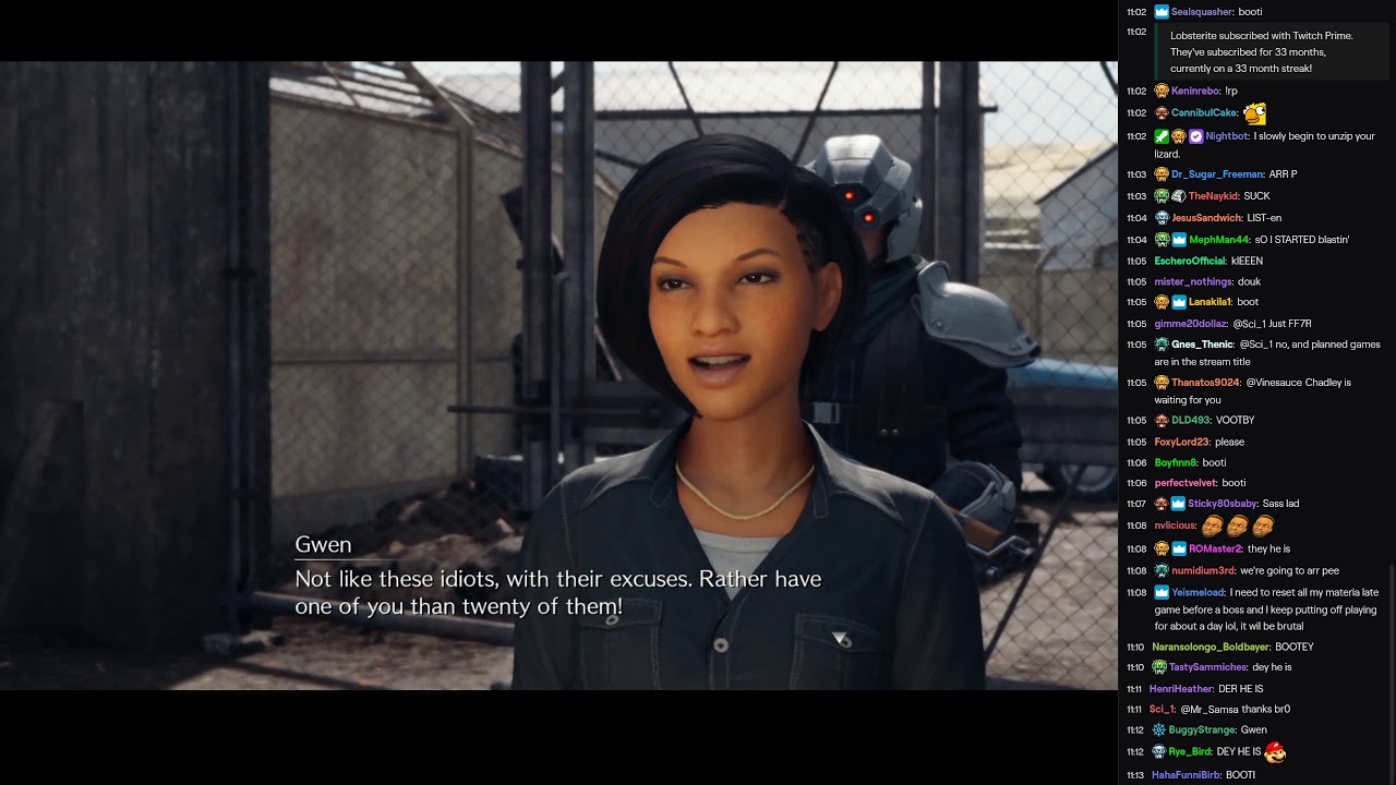 [Vinesauce] Vinny [Chat Replay] - Final Fantasy 7 Remake (Part 3)