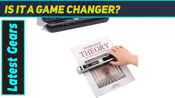 `MUNBYN Portable Scanner: The Smartest Way to Digitize A4 Docs & Photos!