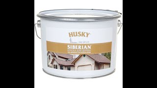 Краски по дереву HUSKY SIBERIAN/ чем покрасить дерево/ красим дерево.