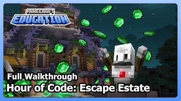 Minecraft Education - Hour of Code: Escape Estate (Full Walkthrough, Longplay)