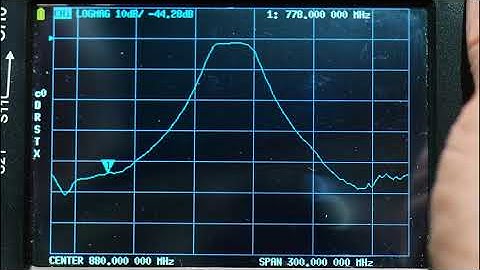 #554 NANOVNA Measuring Various Bandpass Filters