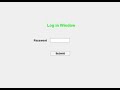 AppDesigner on Password login box (window)
