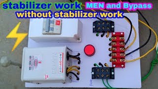 How to make electric man board one side stabilizer power supply work second side without stabilizer