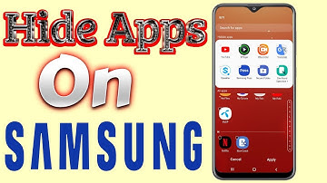 How To Hide Apps on Samsung Galaxy A20/A30/A50/A70 #HelpingMind