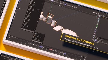 Cinema 4D Tutorial: Polygon Islands to Objects Tool