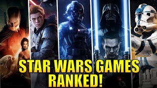 Ranking Star Wars Games from Worst to Best!