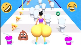 Fart Jar Auction Run 3D - Gameplay Potty Funny 💩😂 (All levels) Android,ios Mobile Game #shorts Games
