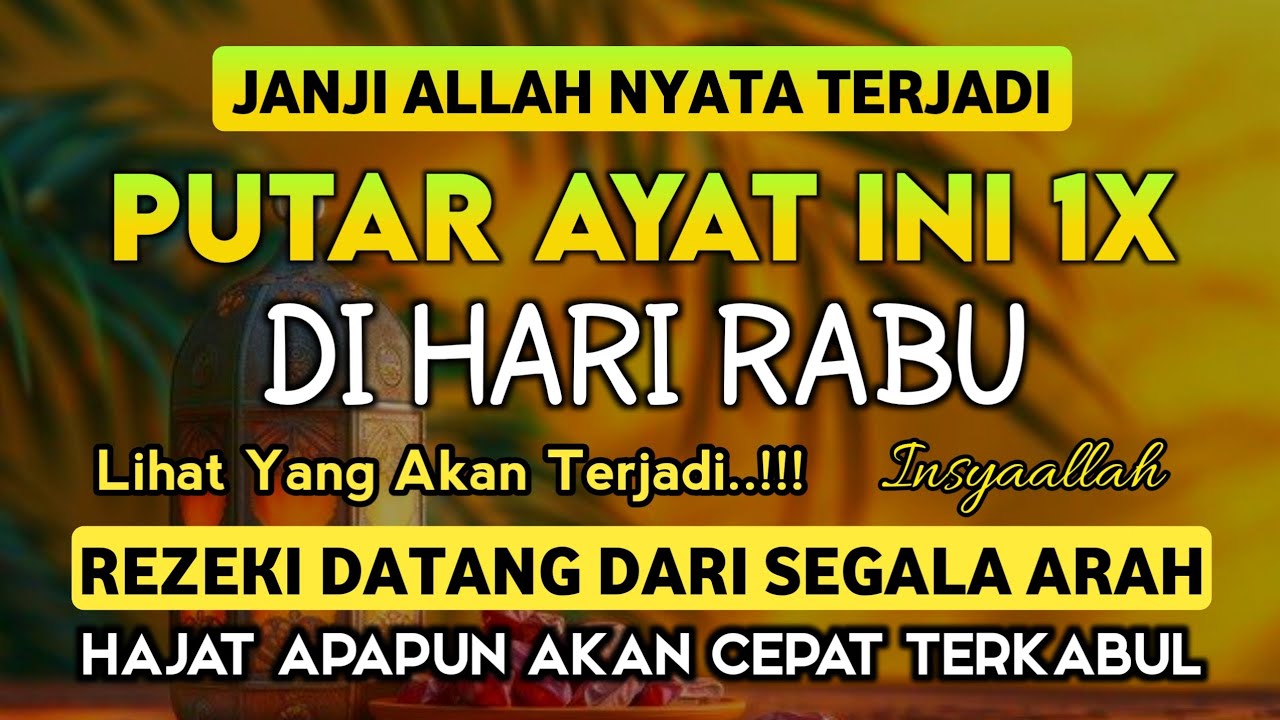 Bacaan Dahsyat! Satu Kali Putar Bisa Datangkan Kekayaan