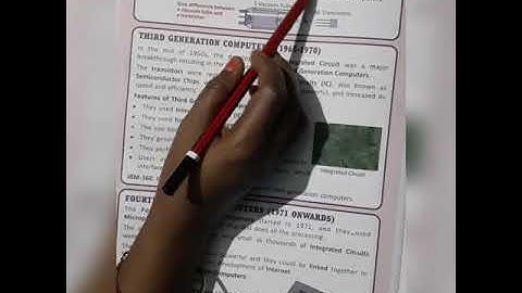 CLASS 5 COMPUTER  CHAPTER 1 COMPUTER HISTORY AND GENERATION PART 2 [REVISION]