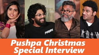 Pushpa Christmas Special Interview | Allu Arjun | Sukumar | DSP | TFPC