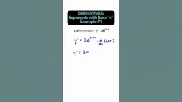 DERIVATIVES: How to find the Derivative of "e" (Calculus)