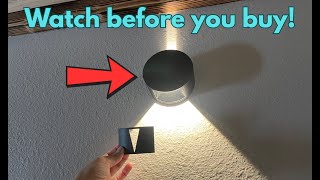 Tubicen Wall Sconce Review: Dimmable LED Up/Down Light w/ Adjustable Beam! #ad #amazon influencer