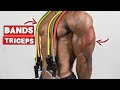 TRICEPS WORKOUT AT HOME WITH RESISTANCE BAND ONLY! | FITBEAST BAND REVIEW