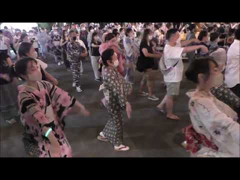 東京音頭　2022年京橋公園盆踊り2日目３　東京都中央区