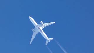 Qatar Airways QTR34B Airbus A350-941 Reg: A7-ALR Doha to Edinburgh.