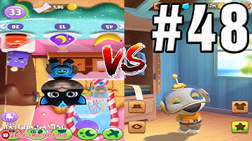 MY TALKING TOM 2 VS MY TALKING HANK | Gameplay Walkthrough: Part 48 (iOS, Android) (Outfit 7)