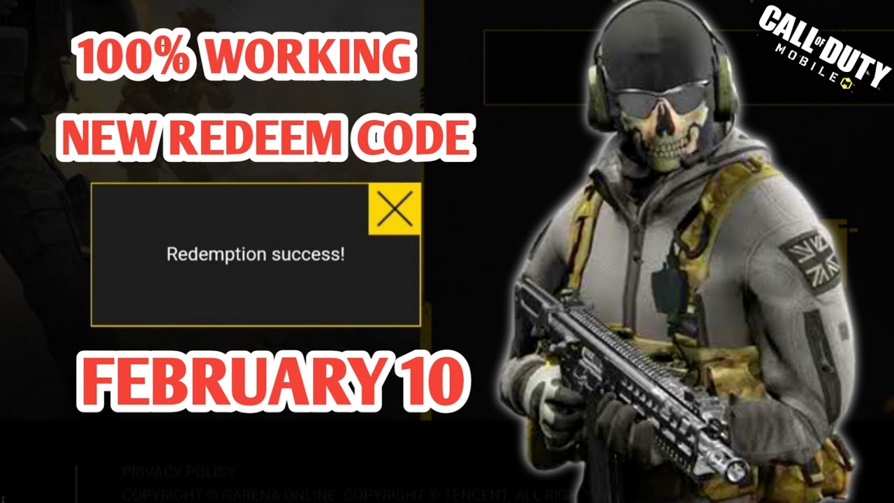 *New* 🥵 February 10 Working Redeem Code Codm 2023 | Redeem Fast Before ...