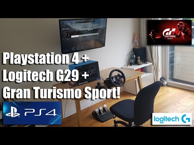 PS4 G29 steering + Shifter in action with Gran Turismo Sport - YouTube