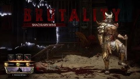 Mortal Kombat 11 kombat league challenge reward season XXV shao kahn,knock your block off brutality.