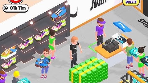 Outlets Rush - Gameplay Walkthrough Part 1 Full Game, All Shops, Max Level iOS, Android | Atoz game