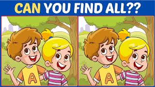 【Spot the difference】Master Your Mind in 10 minutes! Can You Find All?【Find the difference】