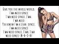 Ariana Grande ~ NASA ~ Lyrics
