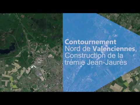 Contournement Nord de Valenciennes, la trémie Jean-Jaurès