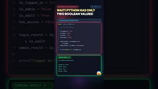 Python bool Data Type Explained in 30 Seconds 🐍🔥