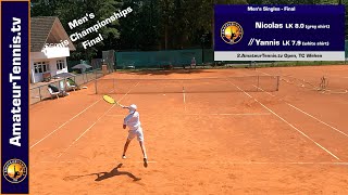 Final | Amateur Tennis LK Tournament | Yannis vs. Nicolas | LK 7.9 vs 8.0 (NTRP 4.5)