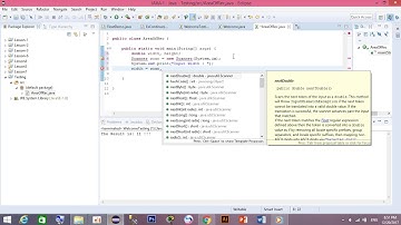 Java Programming - Area Of Rectangle