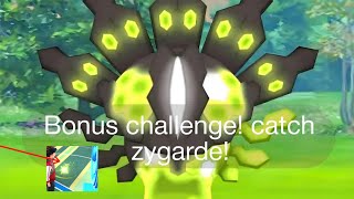 Chnaging form and finding zygarde cells in pokemon go
