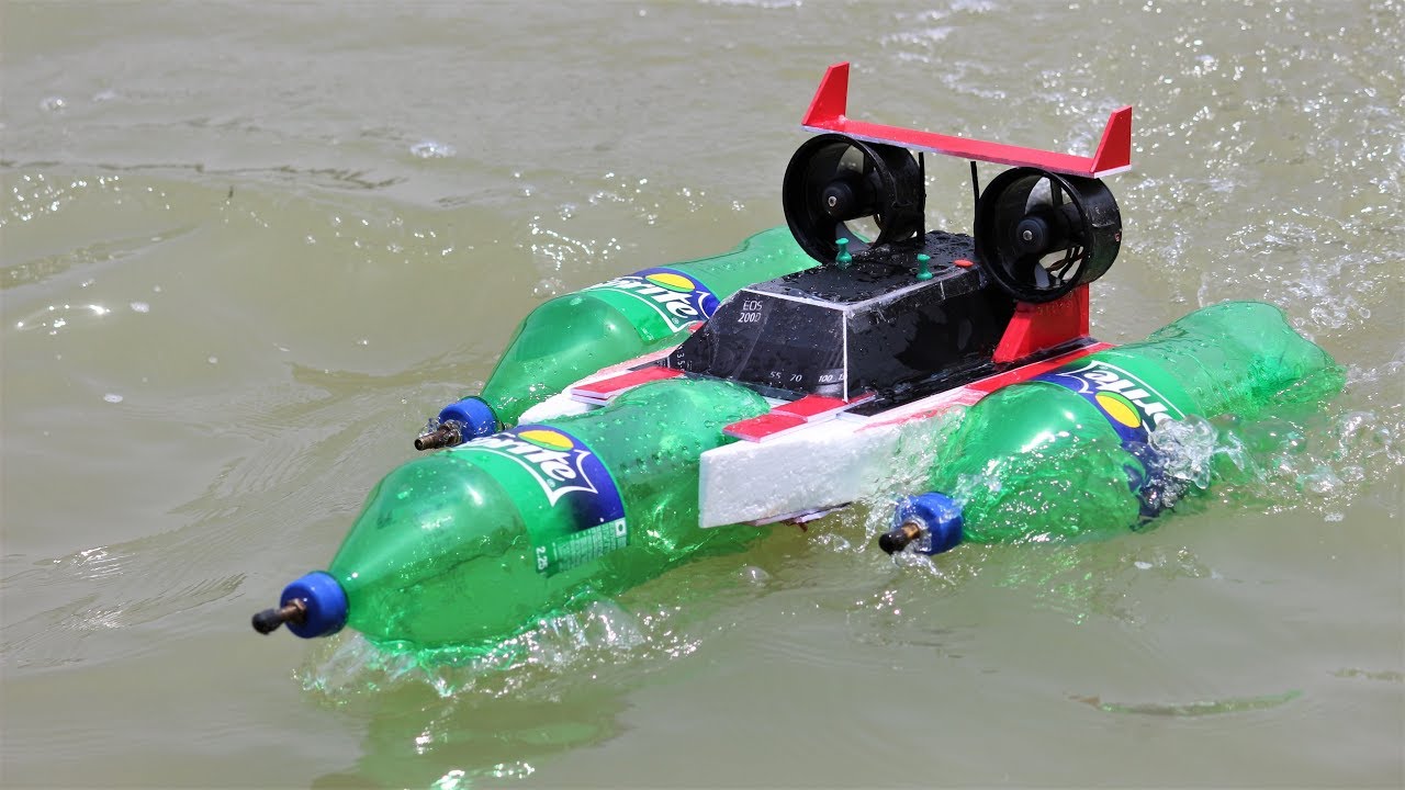 How to make a Boat - Bottle Jet Boat - Recycling Bottle ...