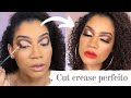 CUT CREASE PASSO A PASSO PARA INICIANTES | ANGELA COSTA MAKEUP