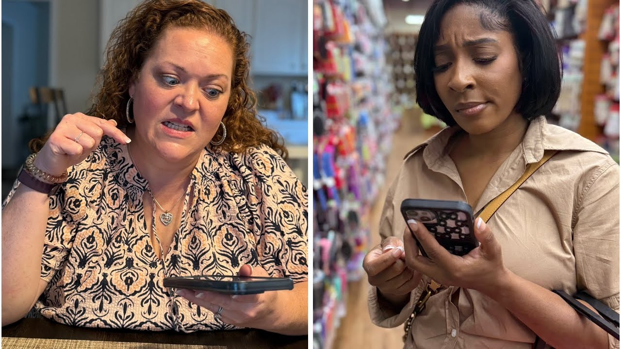 Бетани проверяет Шарру за то, что она дала Ларри тарелку.