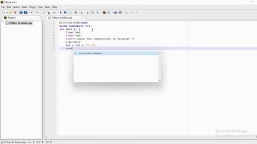 Write a C++ program that converts temperature in Celsius to Kelvin