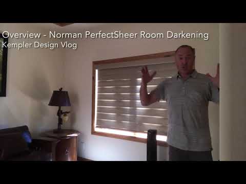 Overview of the Norman Window Fashions Perfect Sheer Room Darkening Version