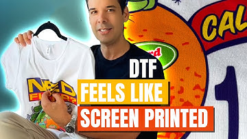 How to Make your DTF Prints look Matte and with Soft Hand Feel