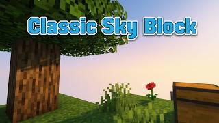 Classic Skyblock Map for Minecraft Bedrock 1.26 | Best Survival Map for Minecraft Bedrock screenshot 1