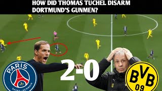 PSG v/s DORTMUND || 2-0 || HOW DID TUCHEL DISARM DORTMUND'S FAST GUNMEN || TACTICAL ANALYSIS