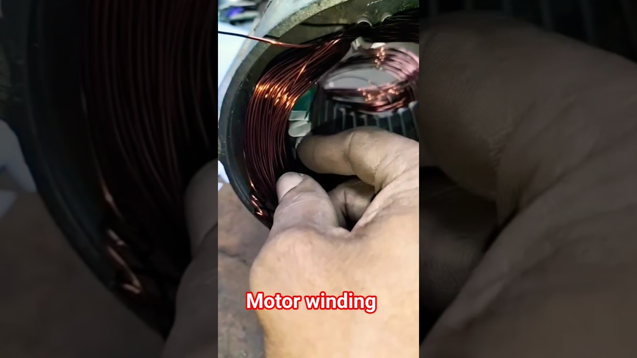 how to motor winding #jeg1 #motorwinding #repair #tech #youtubeshorts