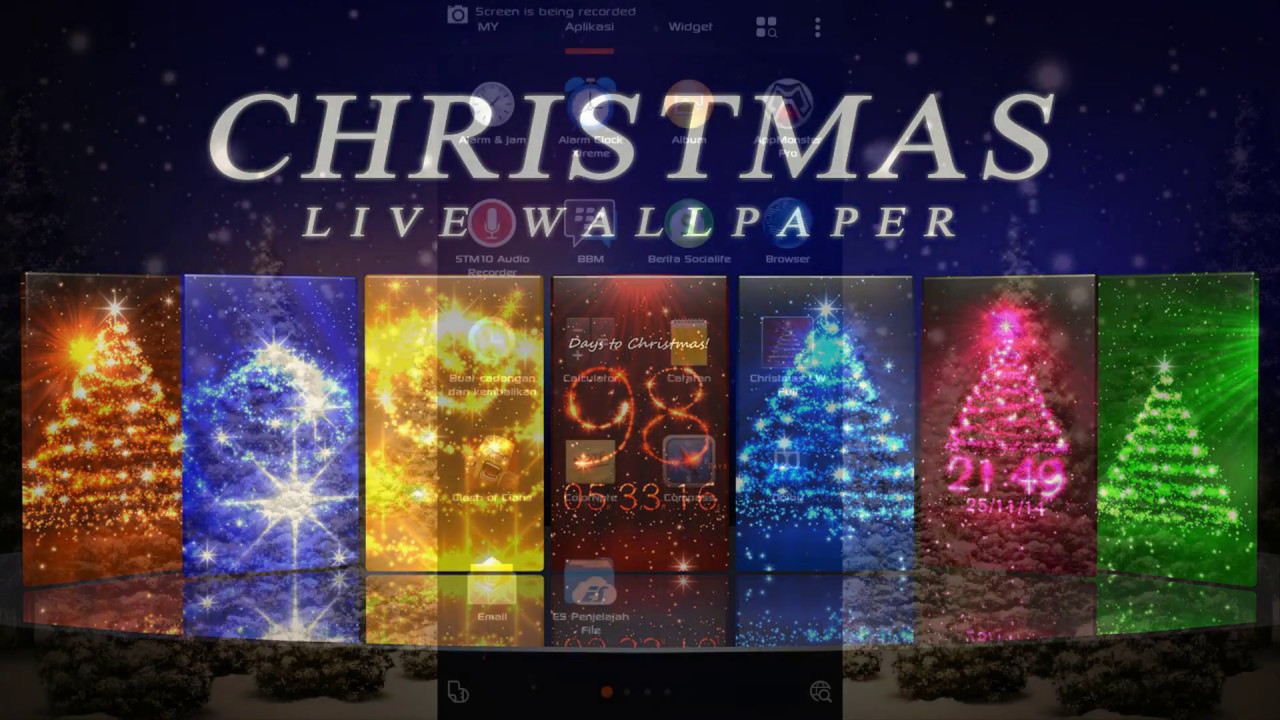 THE BEST CHRISTMAS LIVE WALLPAPER FOR ANDROID !!! - YouTube