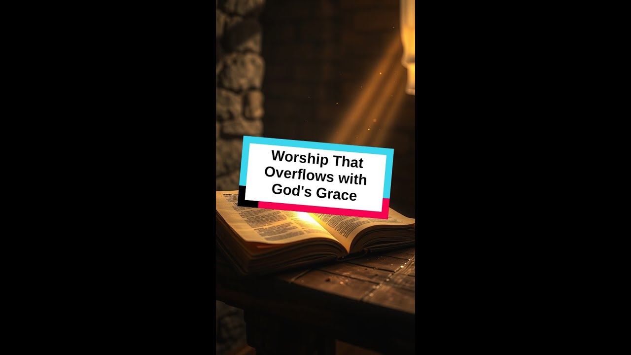Worship That Overflows with God's Grace - YouTube