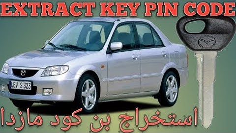 mazda 323 PROTEGE 2001/2004 read pin code|orange5 key programmer استخراج بن كود مازدا