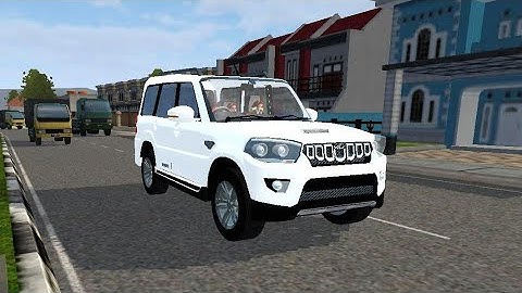 Mahindra Scorpio Car Mod in Bus Simulator Indonesia - Bussid Car Mod - Bussid Bus Mod - Bussid Truck