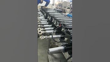 Rotontek electro hydraulic actuator real shots in the production workshop