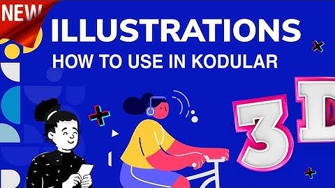 how to use Illustrations in kodular | MIT App Inventor | Thunkable | vector logo | illustrations ui