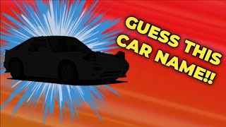 Can You Guess This FR Legends Car Name? (SUPER HARD)