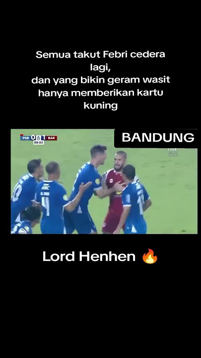 Febri Hariyadi di lngg4r ker*s dan sempat membuat keri**an sejumlah pemain #persib #persibbandung