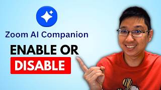 Zoom AI Companion: How to Enable or Disable This Feature @kenangwk