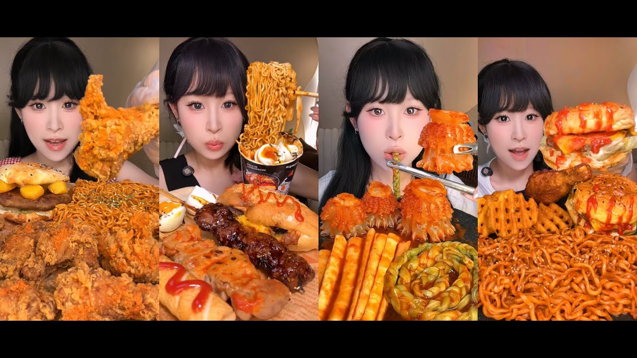 【MUKBANG】Fried Food Challenge: Eating ALL You Can Eat! | HOMEMADE CHINESE FOOD | 食べる